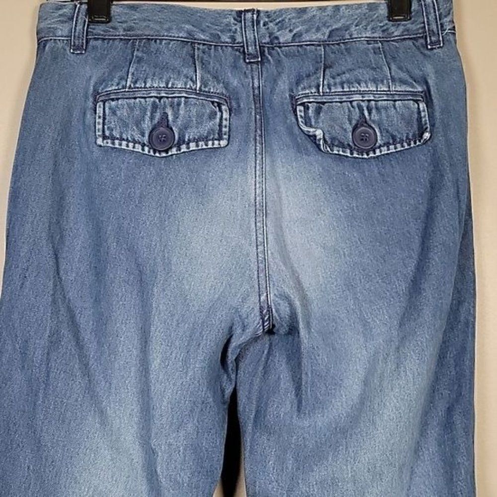 GAP Button Pocket Denim Capris Sz 0 - Picture 6 of 10